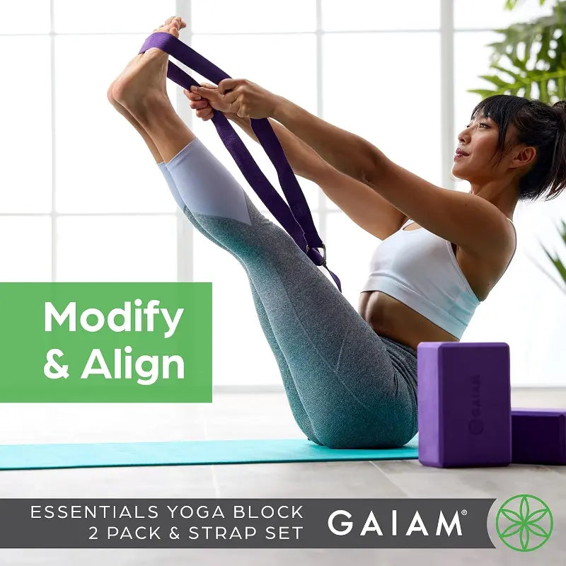Yoga Block - Supportive Latex-Free Eva Foam - Soft Non-Slip Surface with Beveled Edges for Yoga, Pilates, Meditation - Yoga Accessories for Stability, Balance, Deepen Stretches